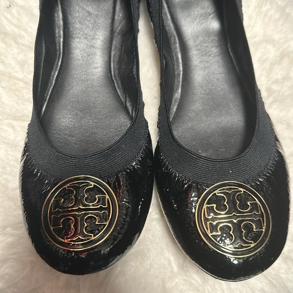 Tory Burch Patten Leather Flats - Picture 2 of 5